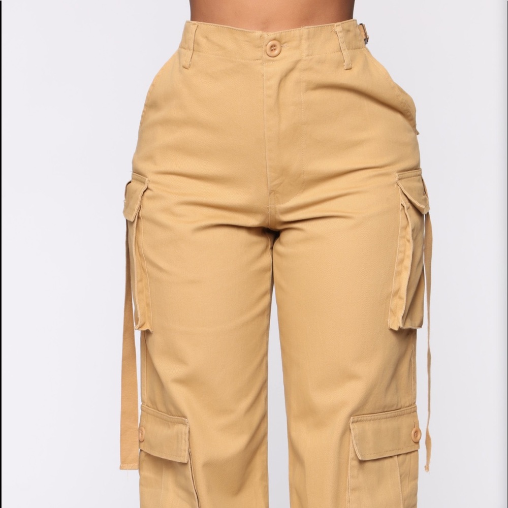 Tan cargo pants